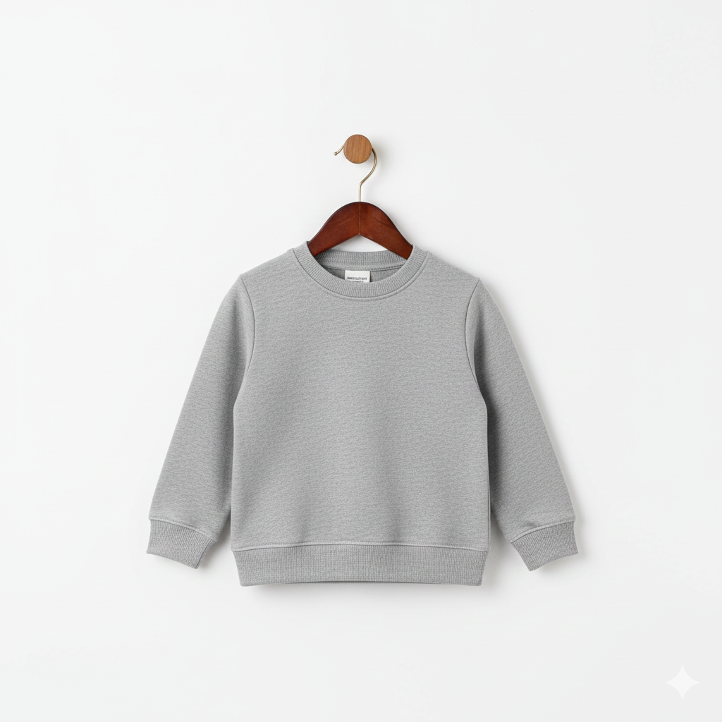 Grey Crew Neck Sweatshirt